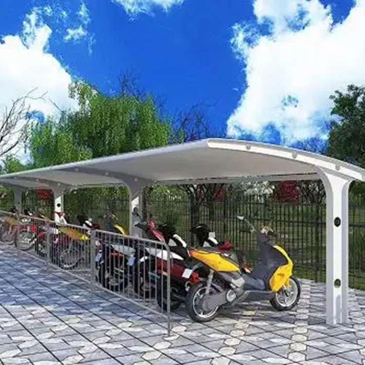 图们市膜结构电动车棚