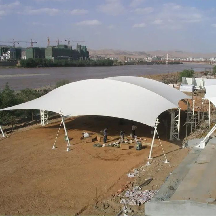 图们市膜结构汽车棚